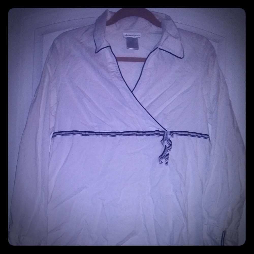 Oh! Mamma maternity buisness casual shirt